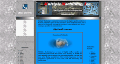 Desktop Screenshot of multiplemachining.com