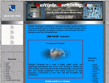 Tablet Screenshot of multiplemachining.com